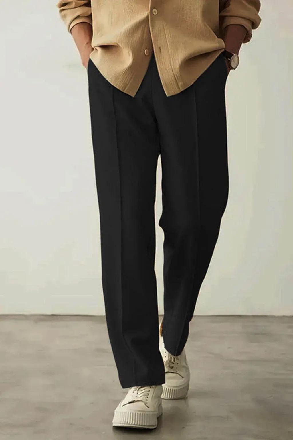 Noir Relaxed-Fit Trousers