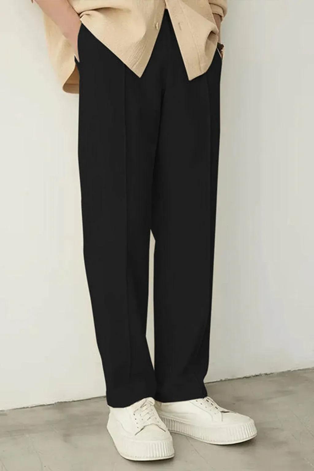 Noir Relaxed-Fit Trousers
